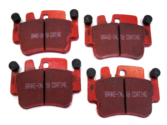 Brake pads (Front EBC Red) - 986 / 987 Boxster S, 996 Carrera 2 / 4