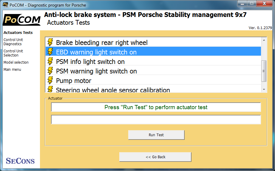 PoCOM Professional Porsche Diagnostic / OBD2 Tool - RENTAL