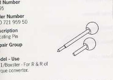 Engine Timing Tools - Porsche M9X engines (1997 to 2008) RENTAL