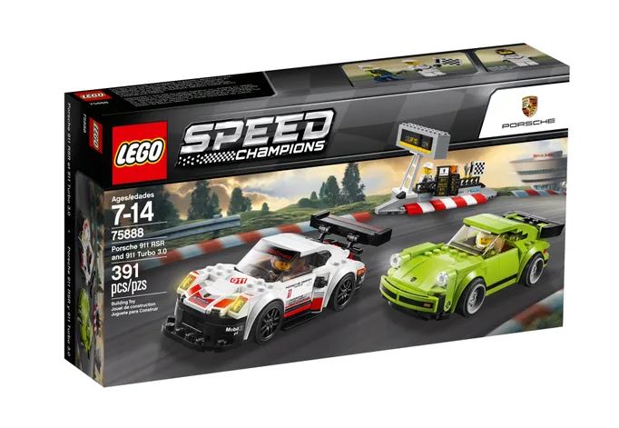 Lego Speed Champions Porsche 911 RSR and 911 Turbo 3.0 #75888