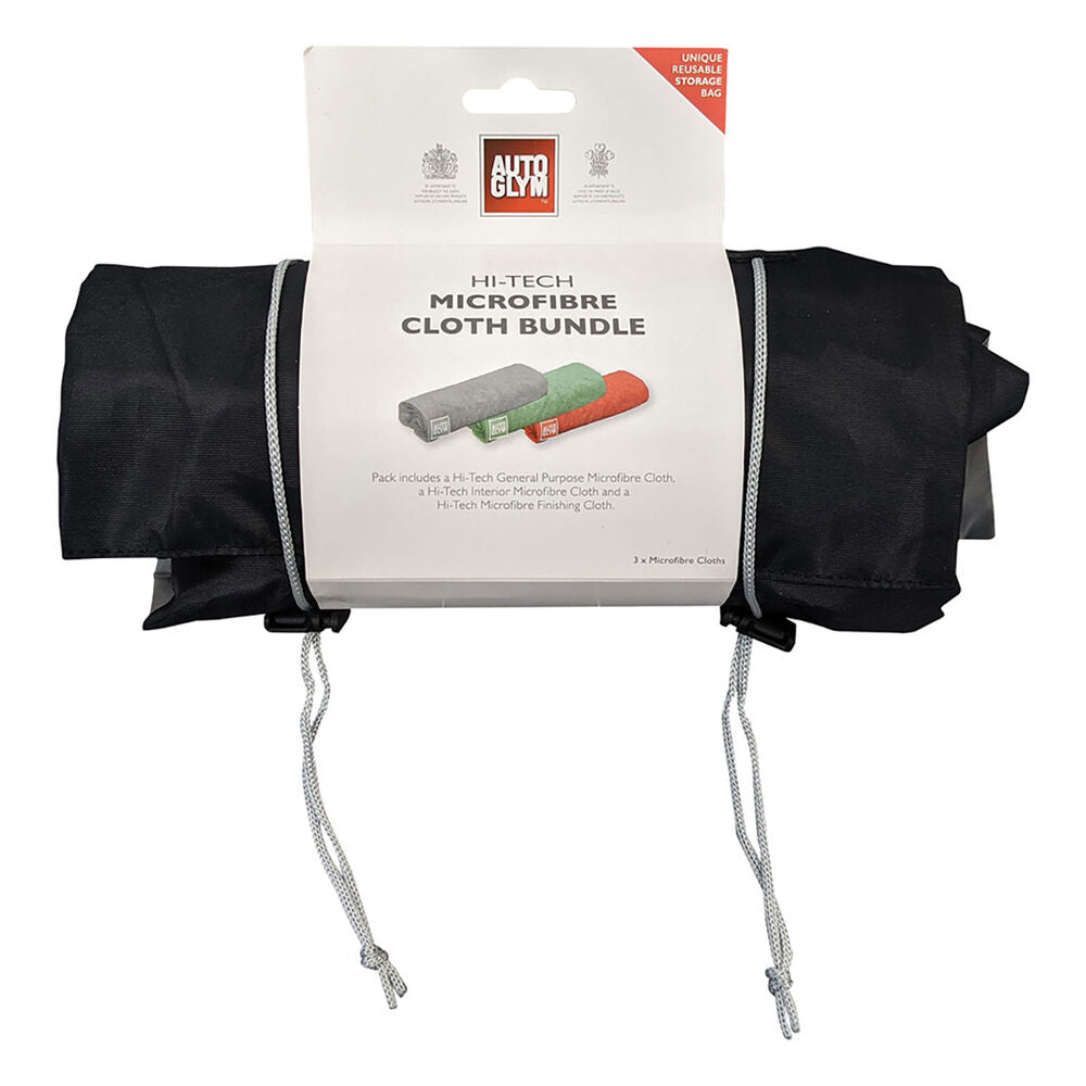 Autoglym Hi-Tech Microfibre Cloth Bundle