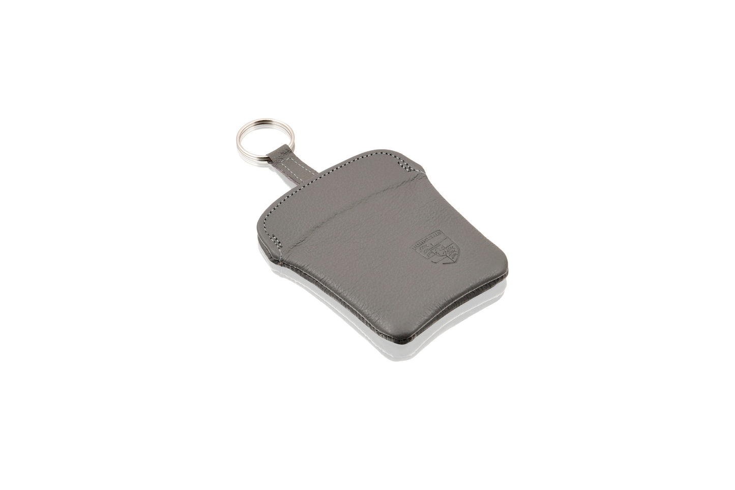 Porsche Classic Key Pouch - Grey Leather