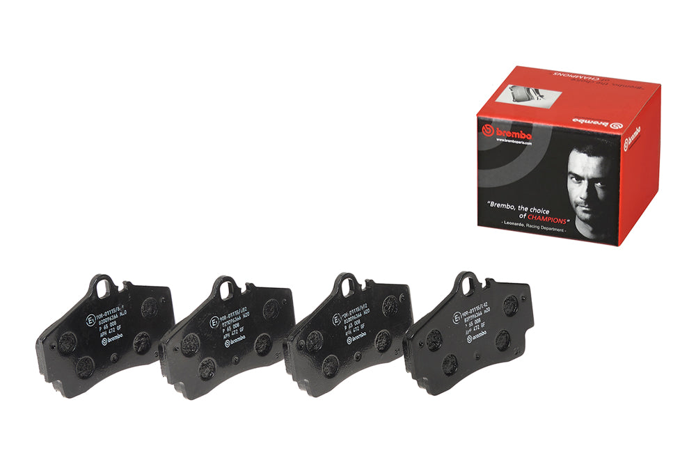 Brake Pads (Rear) - 986 Boxster (all), 996 Carrera 2/4, 997 Carrera 2/4,  987 Boxster S / Cayman