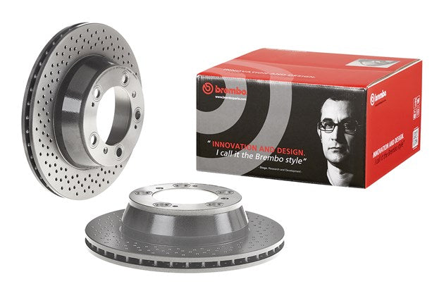 Brake Disc/Rotor - 996 Carrera 2/4, 997.1 Carrera 2/4 (Rear)