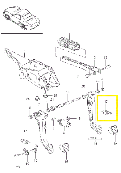 Brake Pedal / Brake Light Switch