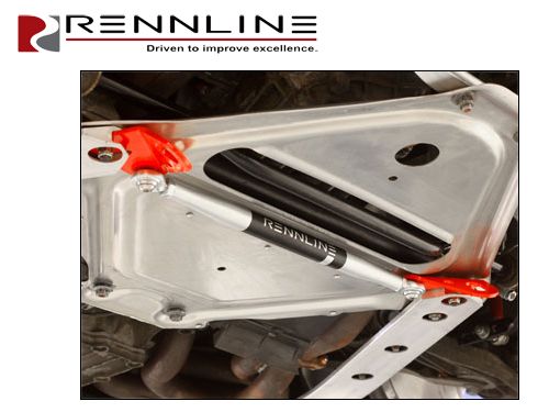 Rennline Rear Subframe Stabiliser with Tie Down Points - 986 Boxster, 987 Boxster/Cayman