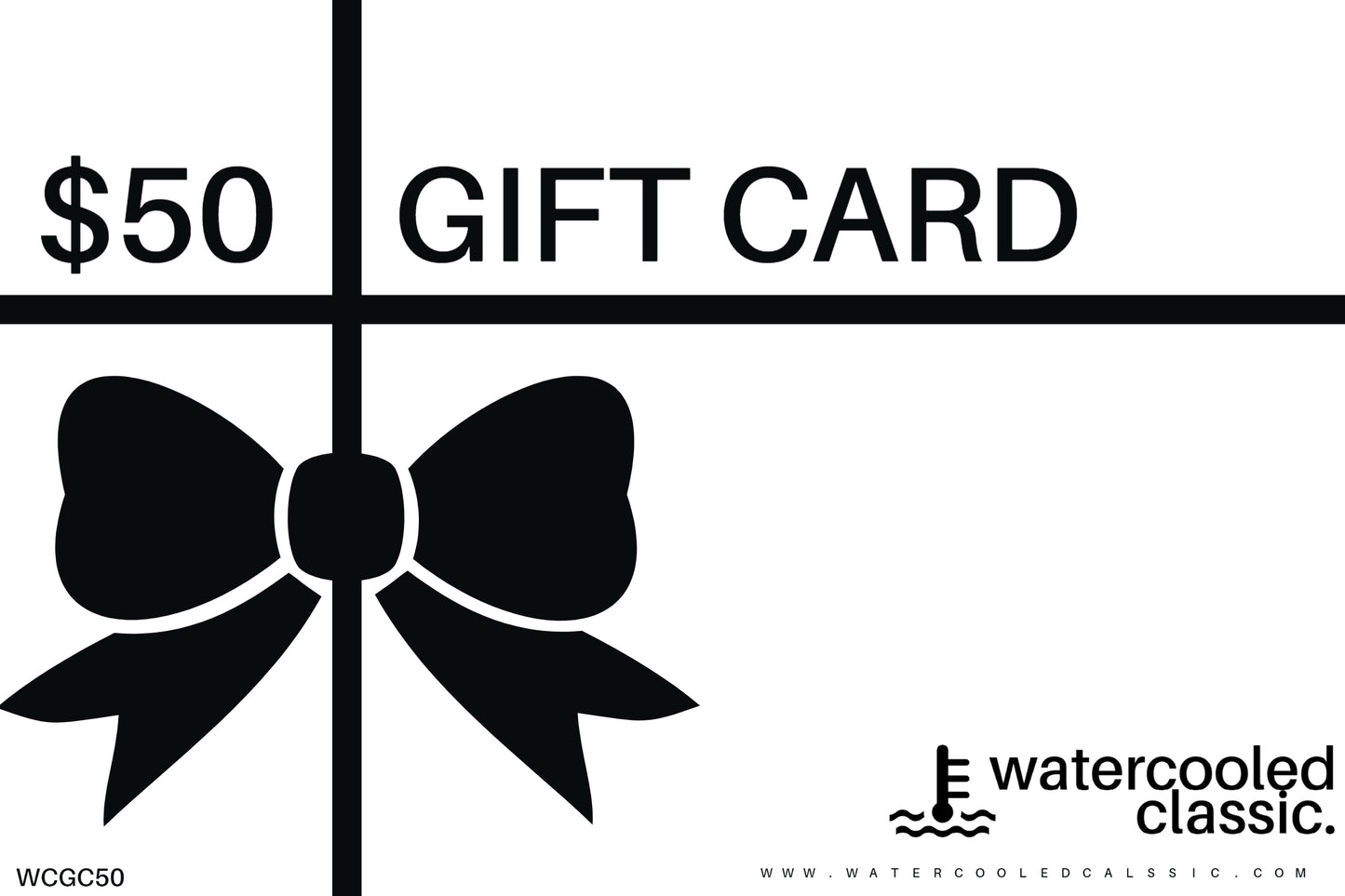 Watercooled Classic Online Gift Card