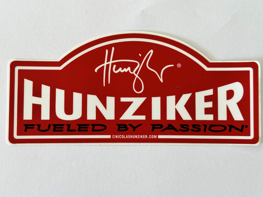 Hunziker - Fueled by Passion Sticker