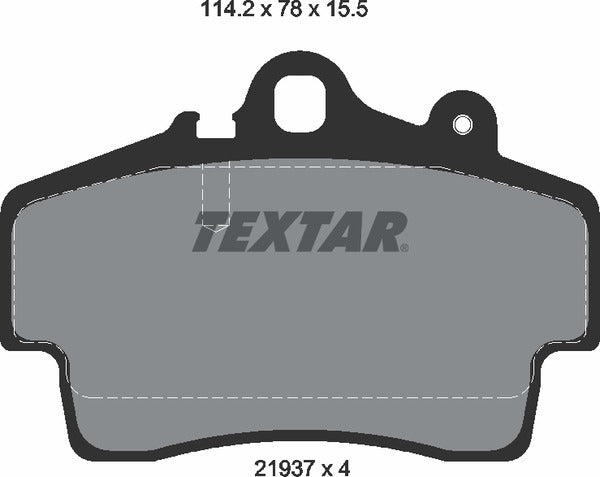 Brake pads (Front) - 986 Boxster 2.5L / 2.7L, 987.1 Boxster and Cayman 2.7L