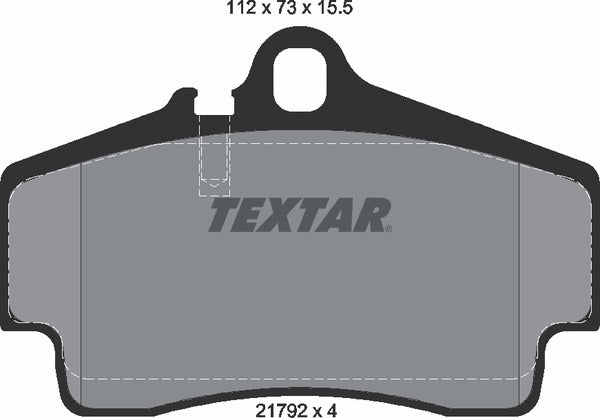 Brake pads (Rear) - 986 Boxster 2.5L / 2.7L, 987.1 Boxster and Cayman 2.7L